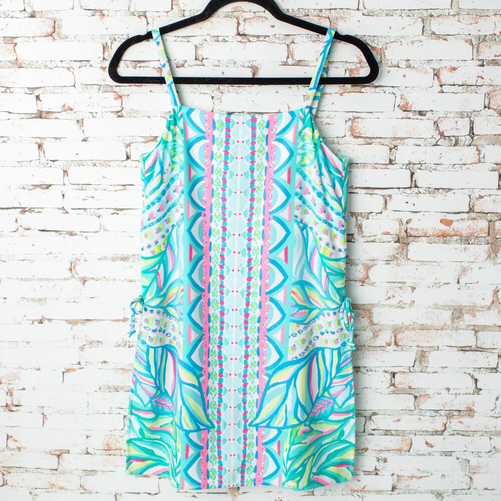 Lilly Pulitzer Sahar Romper Women's Size 0 Dress Skort Shorts Tropical